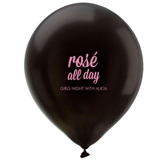 Rosé All Day Latex Balloons